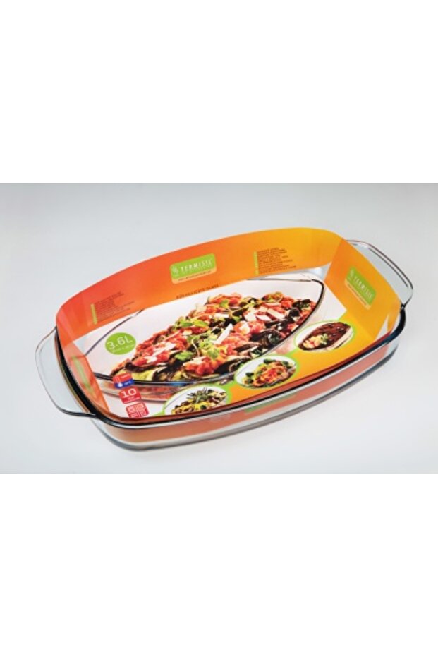 ,Borosilicate Glass Ovenware Rectangular, 3.6L,Suitable For all stove.