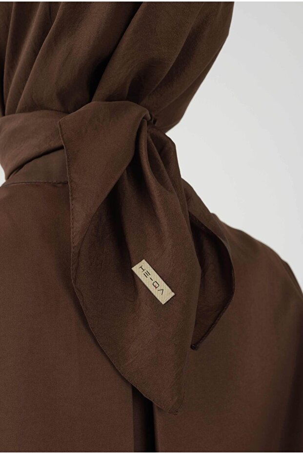 Soft Kraş Eşarp Kahve - 8