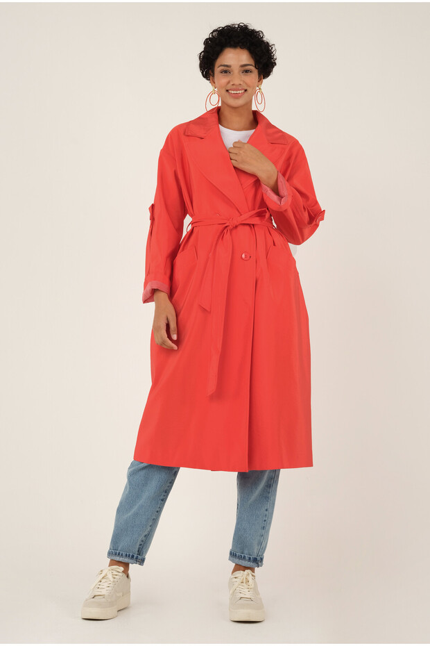 Pearl Trençkot Nar - 4