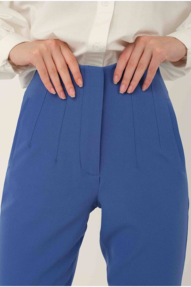Fit Pantolon İndigo - 5