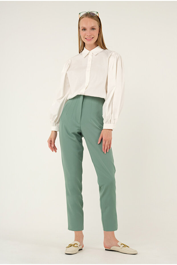 Fit Pantolon Yeşil - 4