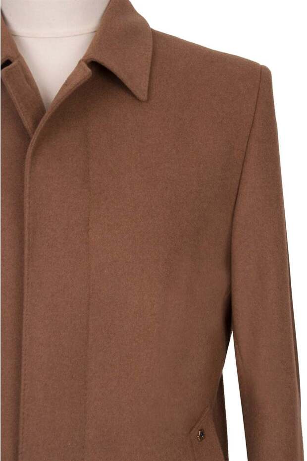 % 100 Kaşmir Klasik Palto - 4