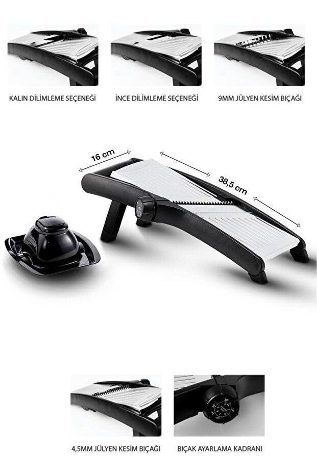 Paslanmaz Çelik Mandolin Dilimleyici - 1