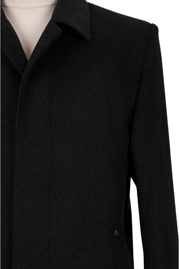 % 100 Kaşmir Klasik Palto - 4