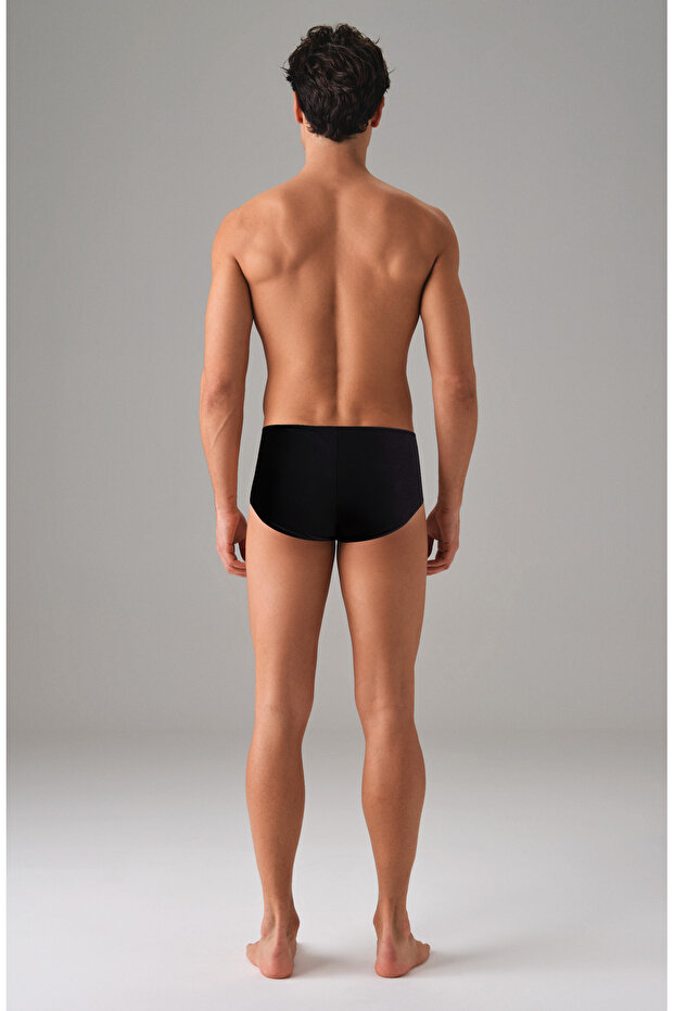 Erkek Marka Baskılı Basic Külot Slip 1023 - 2