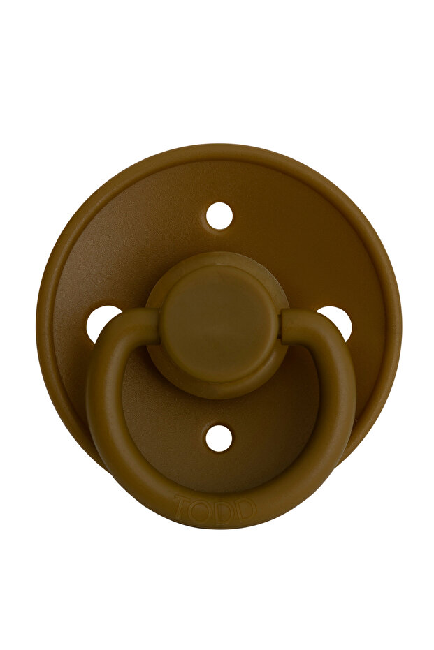 Basic Kauçuk Emzik - Caramel Brown 0-6 Ay