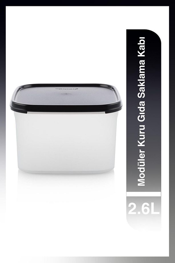 Modüler Kuru Gıda Ve Bakliyat Saklama Kabı 2.6 Lt - 1