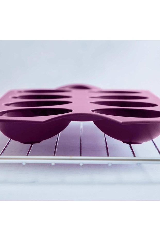 Silicone Surprise Egg Baking Mold Purple Oven and Microwave Compatible