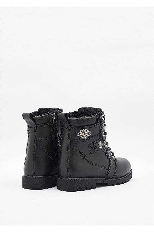 Arles Çocuk Siyah Deri Bot - 4