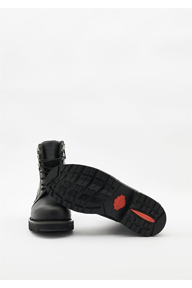 Amos Erkek Siyah Deri Bot - 5