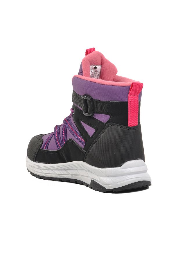 1775-F Mor-Fuşya Unisex Çocuk Kar Botu - 4