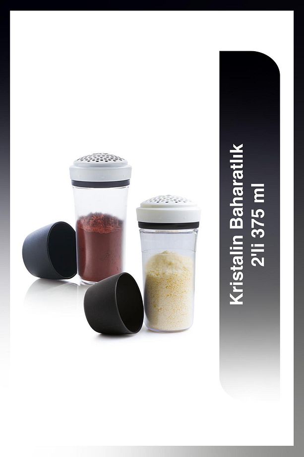 2'li Set Kristalin Baharatlık 375 ml - 1
