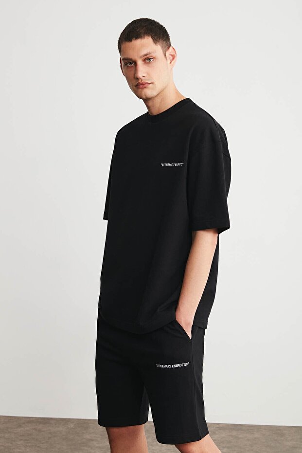 Buga Erkek Comfort Siyah Şort & Bermuda - 2