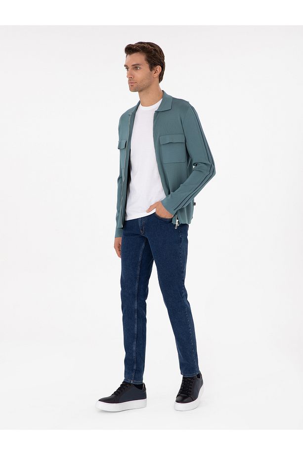 Mint Regular Fit Triko Hırka 50293769-VR090 - 5