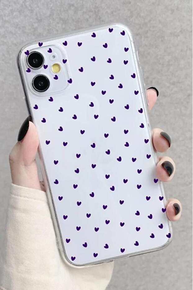 Iphone 11 Compatible Patterned Transparent Silicone Case - 1