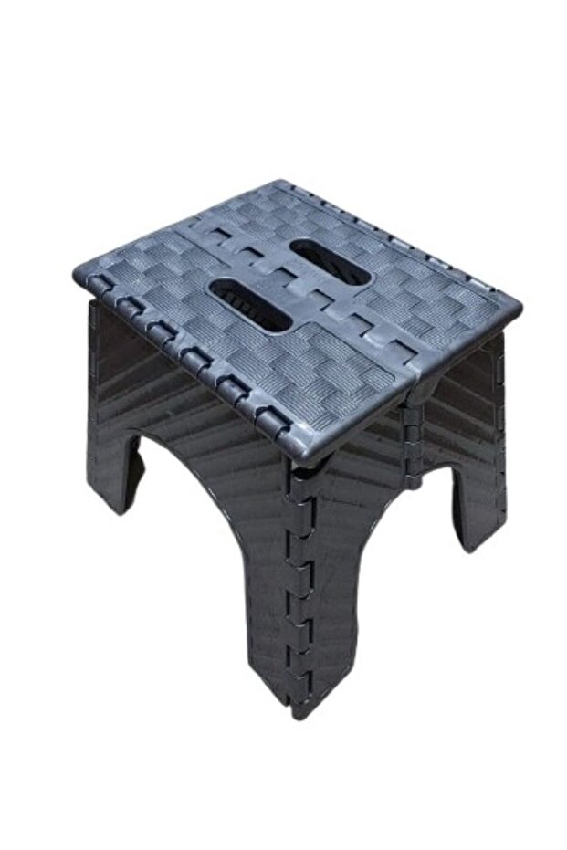 1 NO KÜÇÜK BOY KATLANIR TABURE GRİ RENKLİ KAMP PİKNİK BALIKÇI TABURESİ - 2