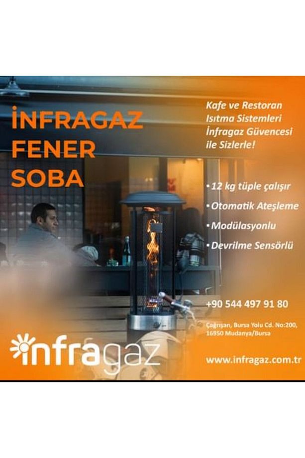 İnfragaz Fener Soba Tüplü Açık Alan Isıtıcı - 7