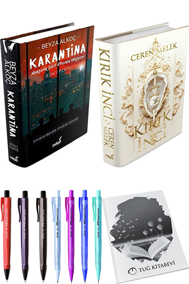 Karantina 2 Ciltli ve Kırık İnci Ciltli + Hediyeli