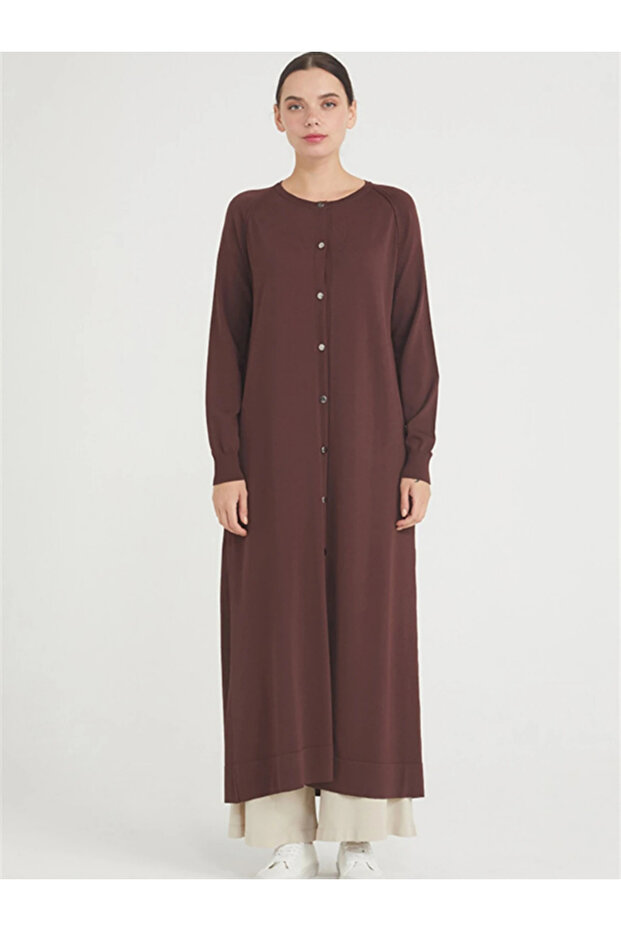 Kadın Basic Uzun Hırka 512 - 1