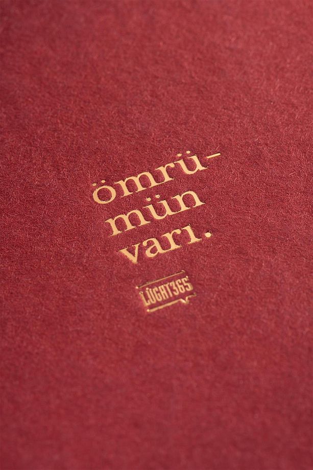 Lugat365 x Karatis 15*21 96 Yp.Düz Defter-Ömrümün Varı - 2