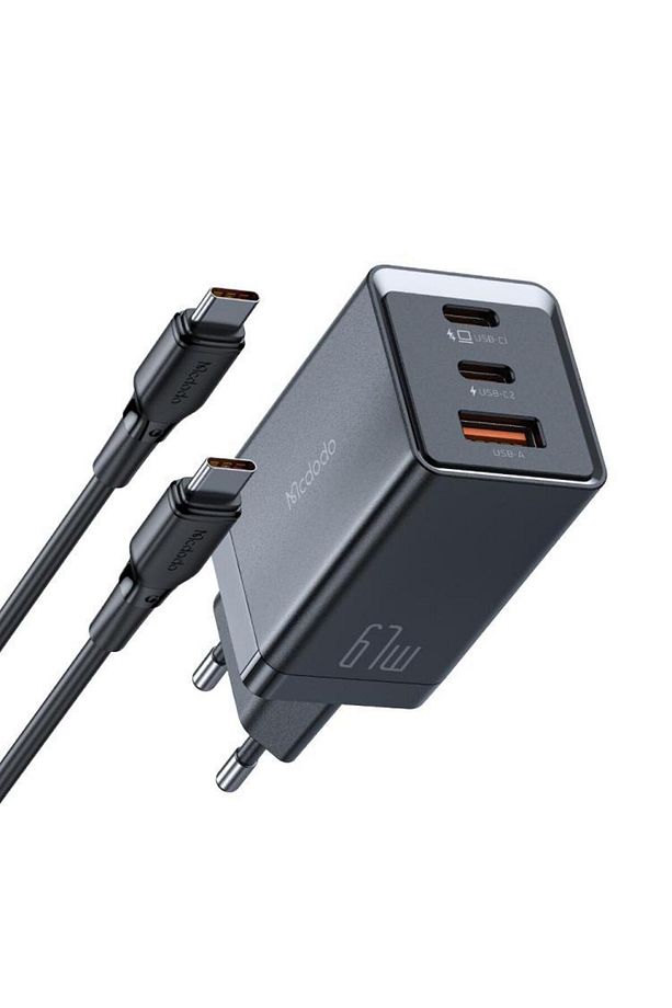Ch-1543 65w Gan 5 Pro 2 Type-c 1 Usb Pd Hızlı Mini Şarj Cihazı - 1