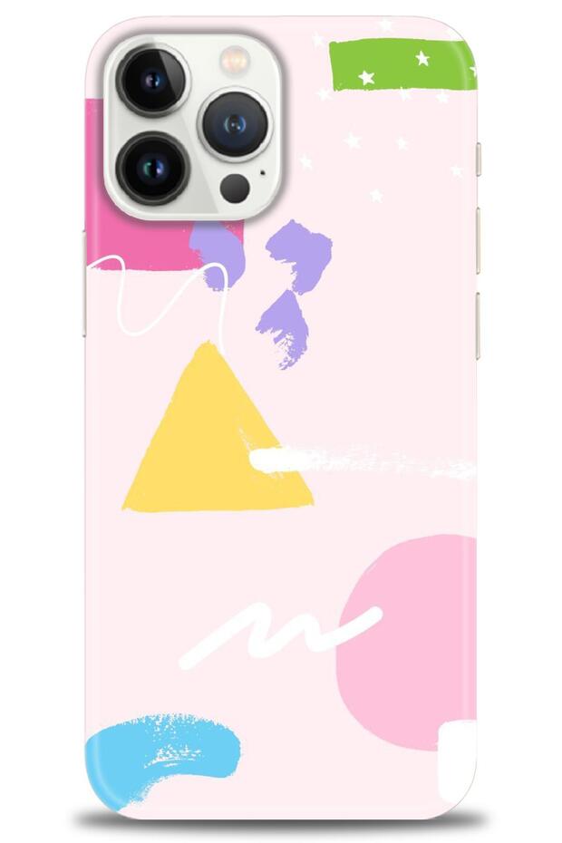 Tecno Spark 10 Pro Case Hd Printed Case - Triangle Square + Full Screen Protector