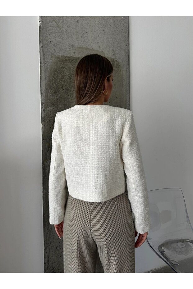 Kısa Tüvit Ceket - 5