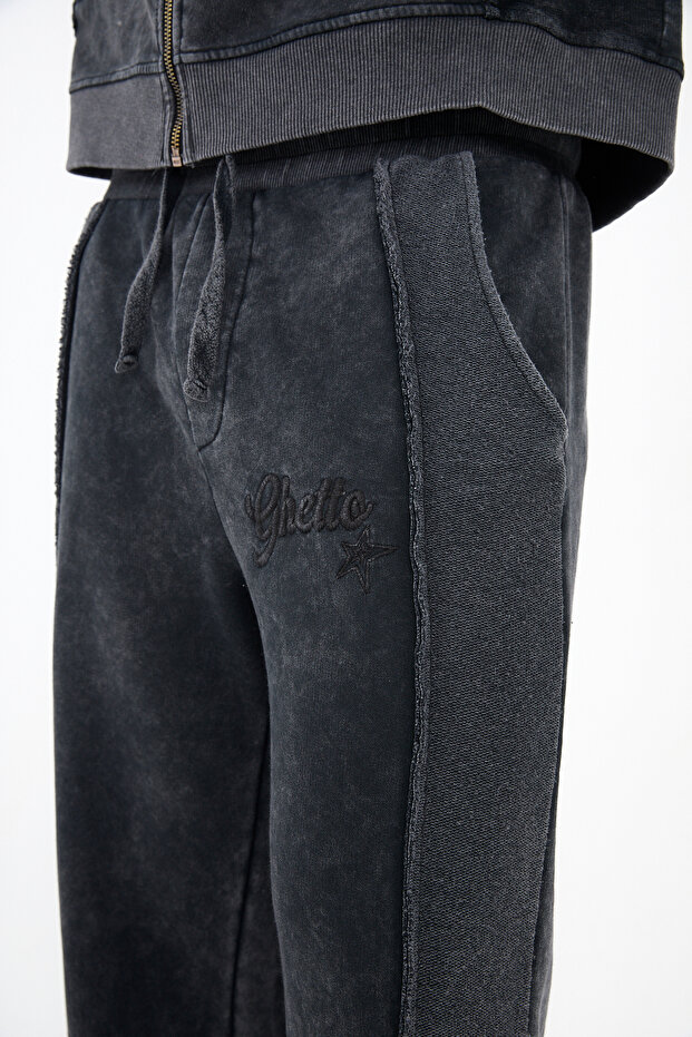 Piece Died And Acid Washed Jogger - 3