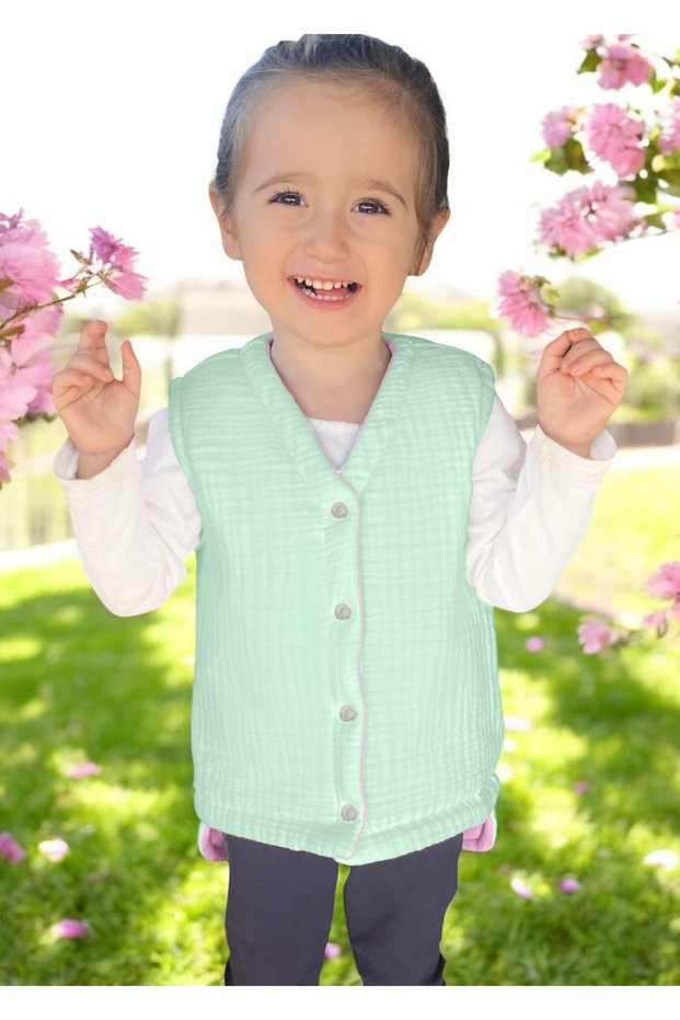 Top Quality Muslin Baby Vest Organic Muslin Kids Vest Newborn Vest Winter Baby and Kids Vest