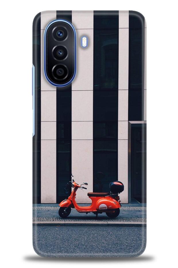 حافظة Tecno Pova Neo 2 مطبوعة بدقة عالية - محرك أحمر