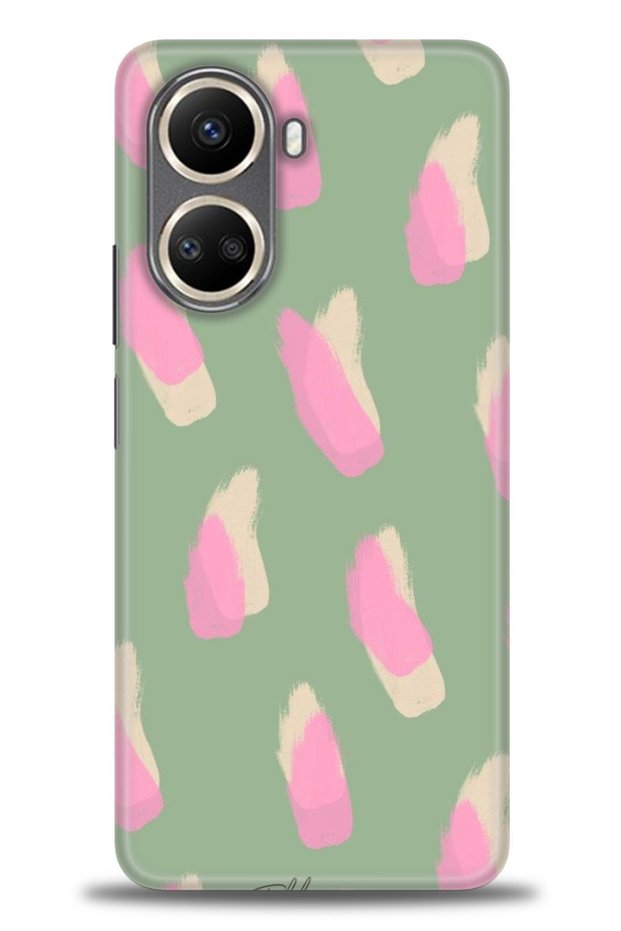 Realme C55 Case Hd Printed Case - Pink Cream + Full Screen Protector