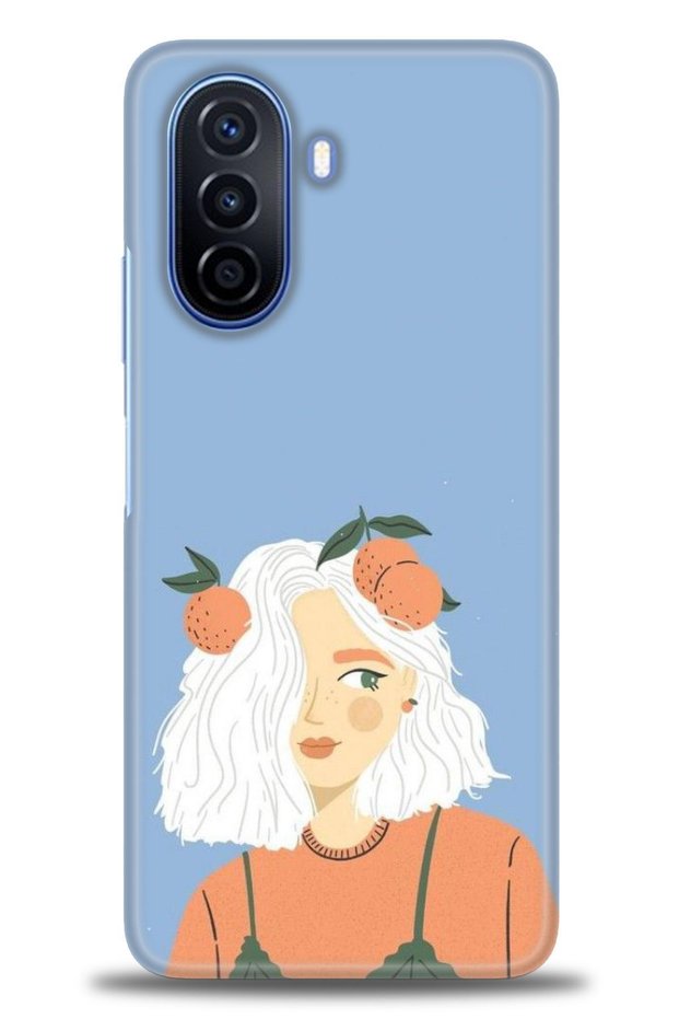 Tecno Spark 8C Case Hd Printed Case - White Haired Girl
