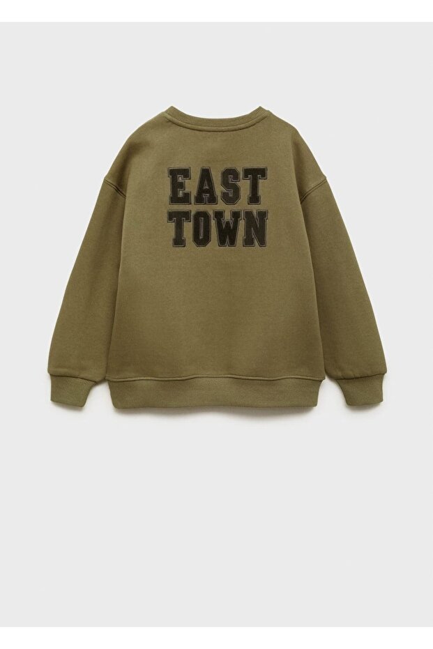 Desenli Pamuklu Sweatshirt - 2