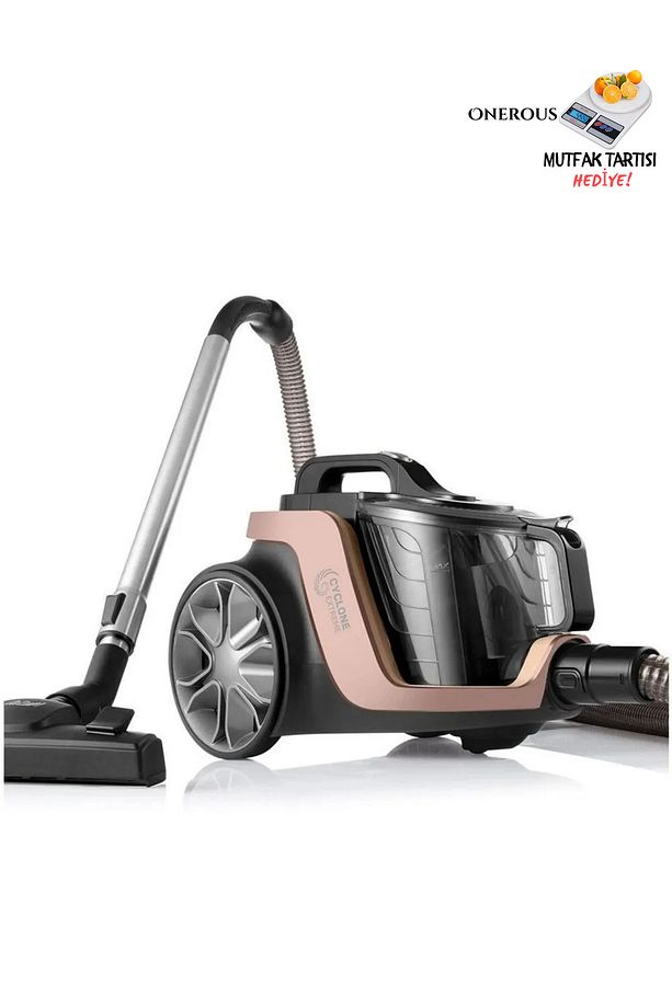 Hepa 13 Alerjik Filtre, Turbo Başlık, Üstün Performanslı Torbasız Süpürge - 1