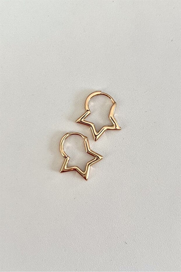 Star Küpe Çifti | Çelik - 1