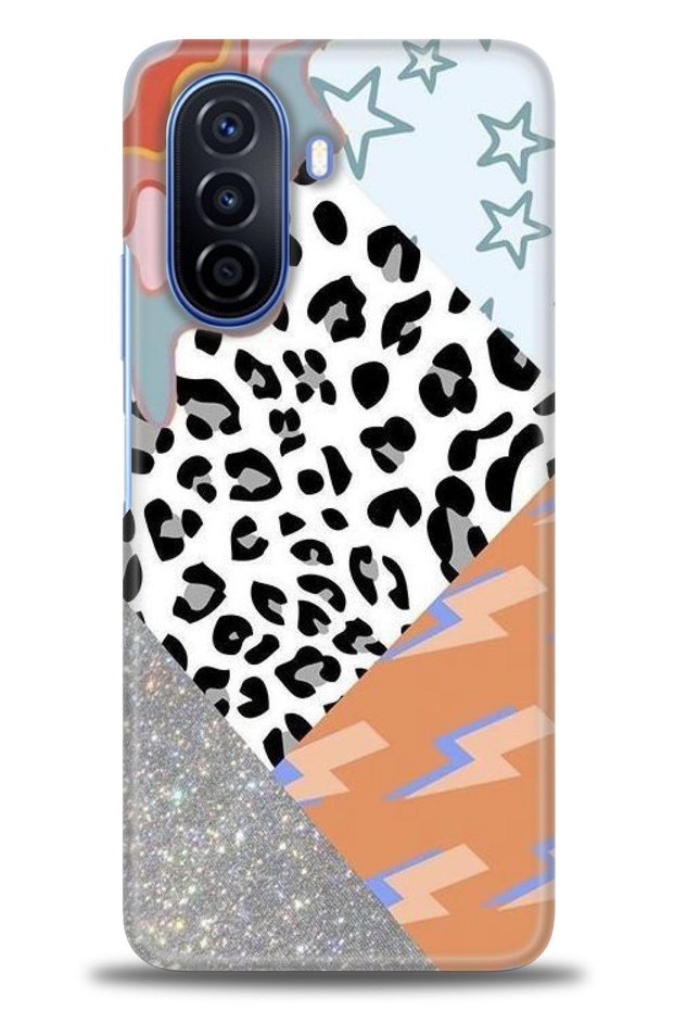 Tecno Spark 8C Case Hd Printed Case - Leopard and Lightning