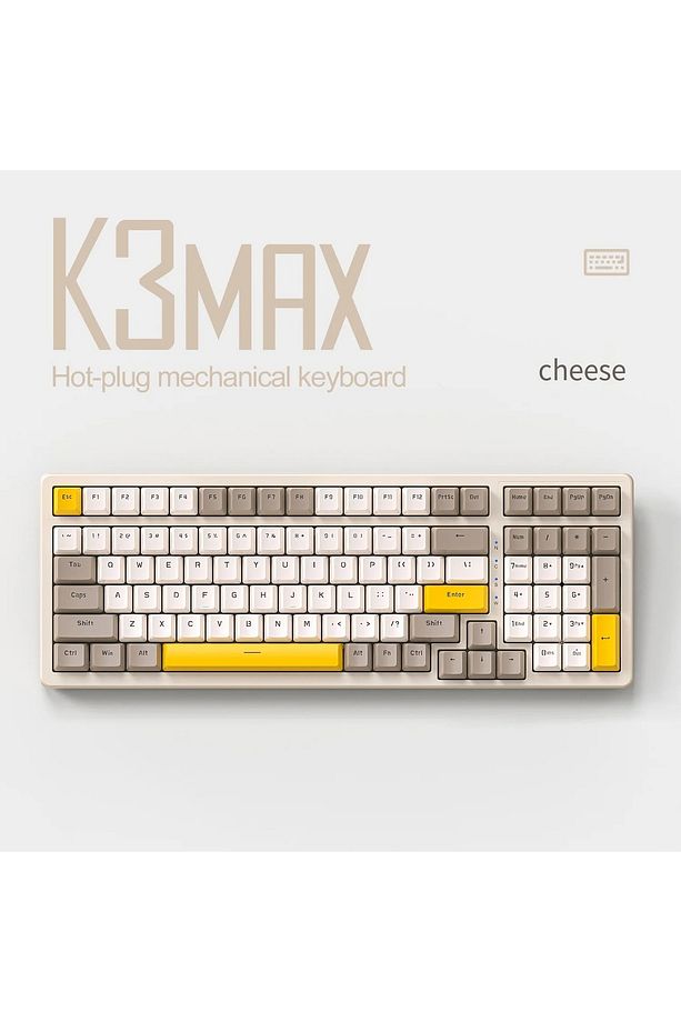 Ziyoulang K3 Max Klavye Red Switch Oyuncu Klavyesi Gaming Mekanik 100 Tuşlu Hotswapp Anti- Ghosting - 4