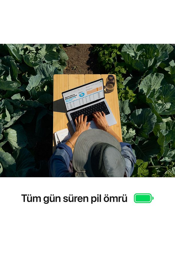 14" MacBook Pro: Apple M4 chip with 10‑core CPU and 10‑core GPU, 16GB, 1TB SSD - Gümüş - 4
