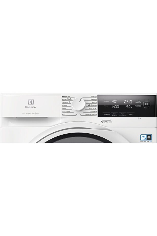 EW6F3494T 600 Serisi SensiCare 9 kg 1400 devir A sınıfı Çamaşır Makinesi - 2