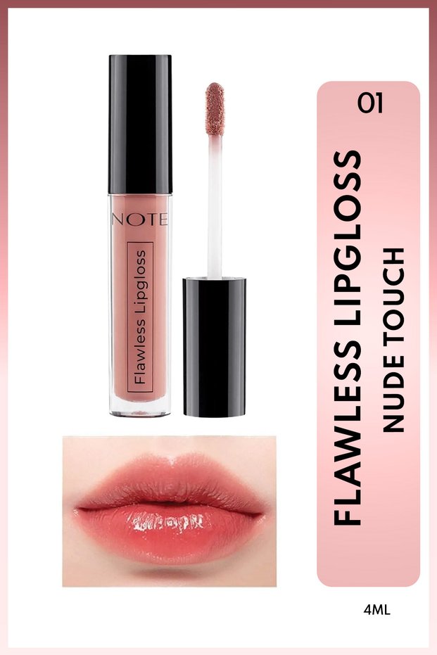 Flawless Lipgloss Moisturizing Lip Gloss - 01 Nude Touch - Nude