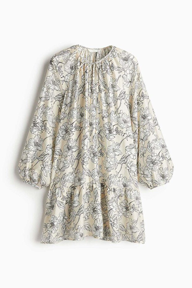 Bağcık detaylı elbise - 7