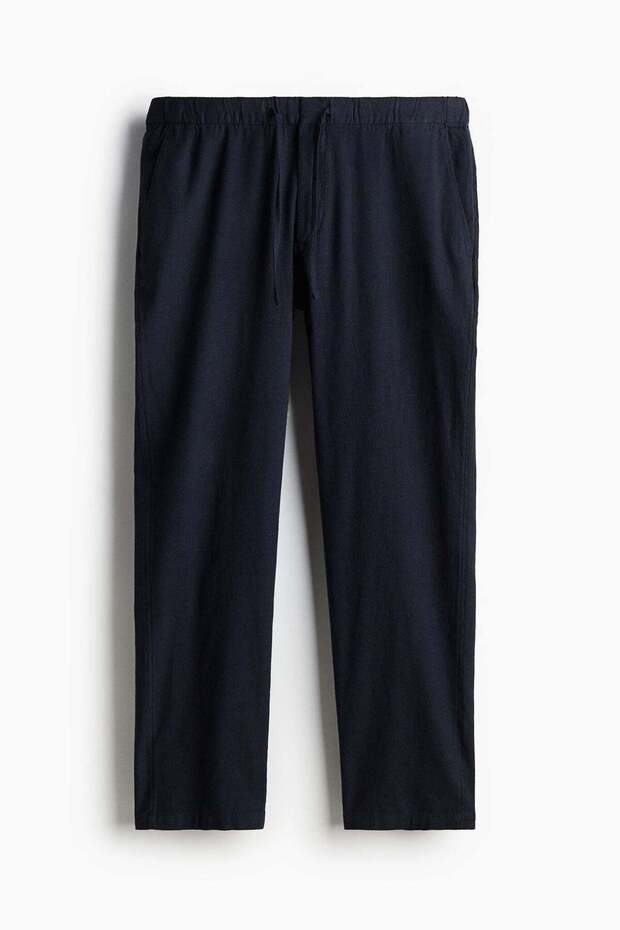 Regular Fit Linen-mix trousers