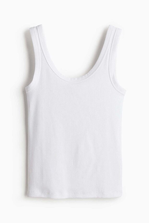 Ribbed vest top
