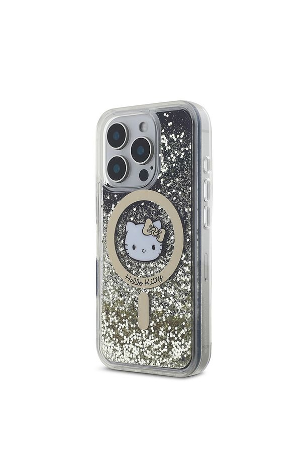 iPhone 16 Pro Uyumlu Max Kılıf Hello Kitty Lisanslı Magsafe Özellikli IML Baskı Kitty Head Logo - 2