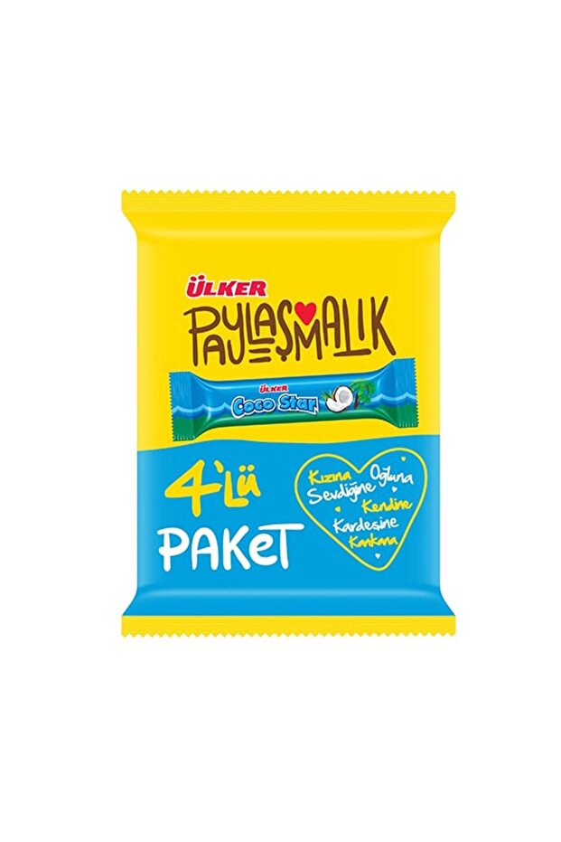 Ülker Cocostar 4'lü Paket 100 Gr - 1