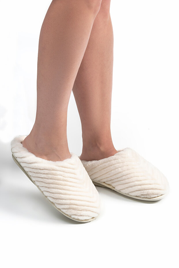 Jale Kadın Ev Terliği Bej 36/41 - 1