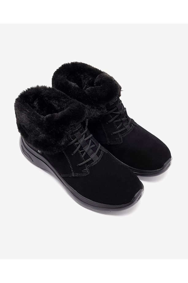 Go Walk Arch Fit 2.0 Boot - Cozy Rereat Kadın Siyah Kar Botu 144570 Bbk - 6