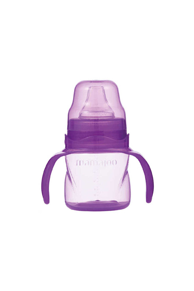 Mamajoo Damlatmaz Eğitici Kulplu Bardak, 160 Ml, Mor, 6 Ay , 1 Adet
