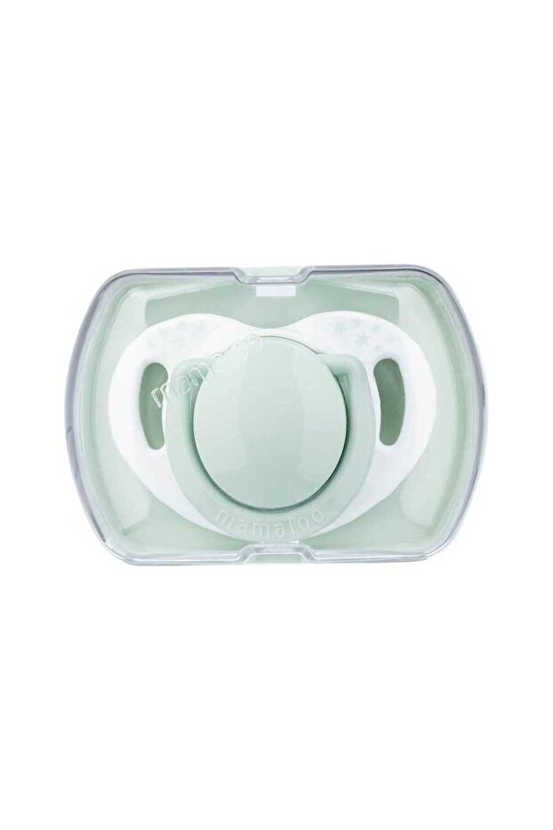 مجموعة هدايا لحديثي الولادة باللون الأخضر الفاتح |   زجاجة رضاعة مضادة للمغص سعة 150 مل وحلمة تقويم الأسنان وحاوية تخزين - 6