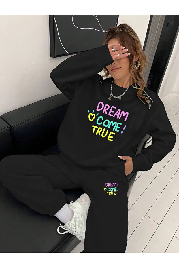 طقم بدلة رياضية للجنسين مقاس كبير - 1